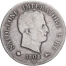 Coin, ITALIAN STATES, KINGDOM OF NAPOLEON, Napoleon I, 5 Lire, 1808, Milan