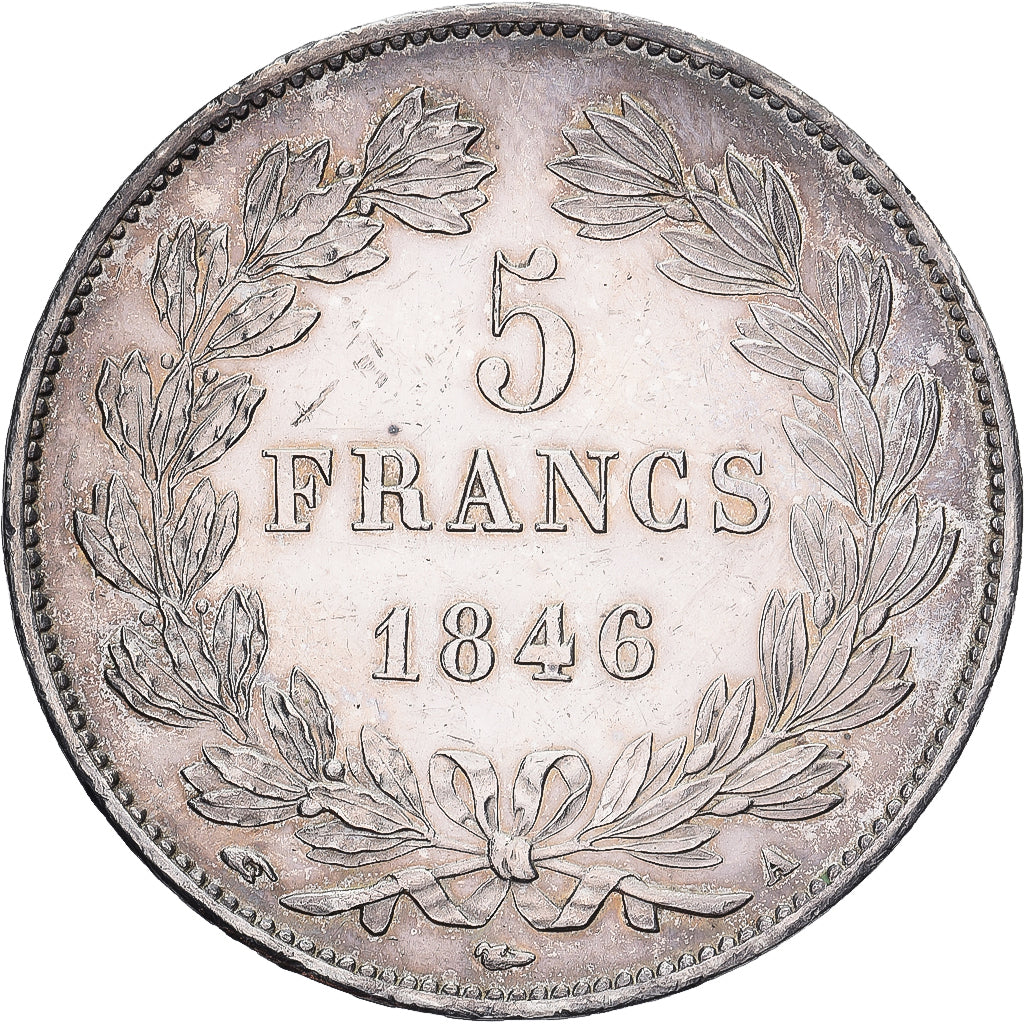 Frankreich, 5 Francs, Louis-Philippe, 1846, Paris, Silber, VZ, Gadoury:678a