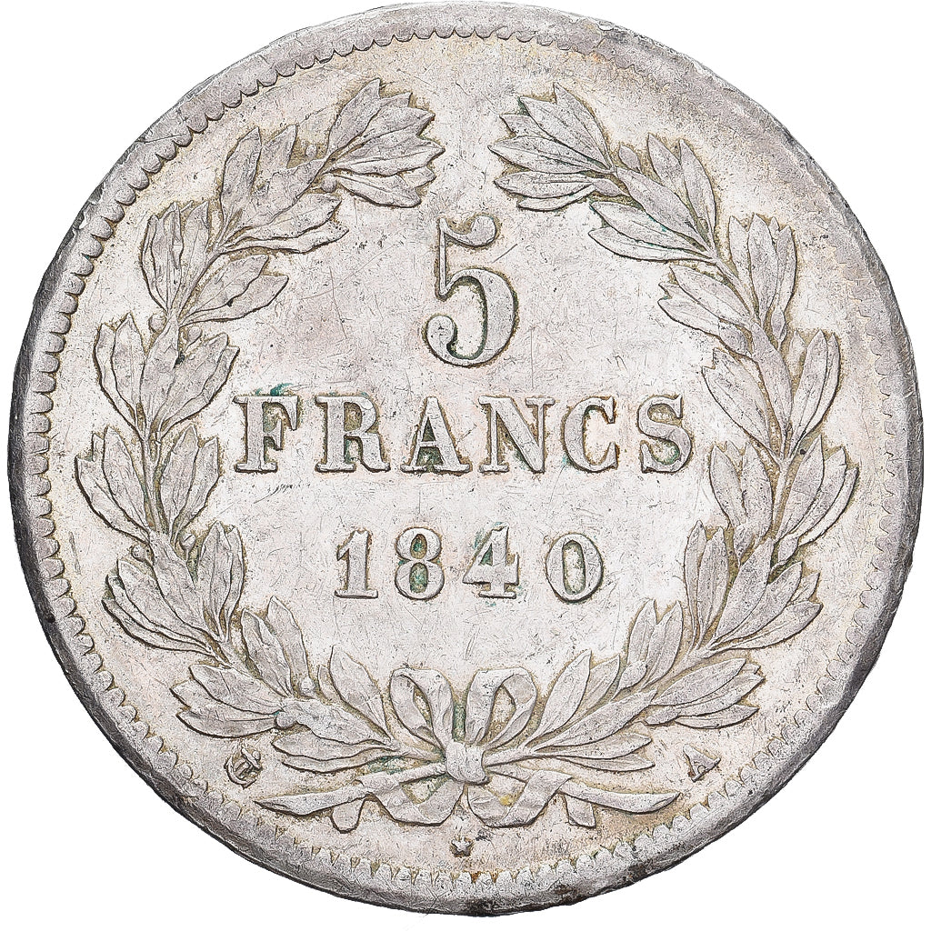 Monnaie, France, Louis-Philippe, 5 Francs, 1840, Paris, TTB, Argent