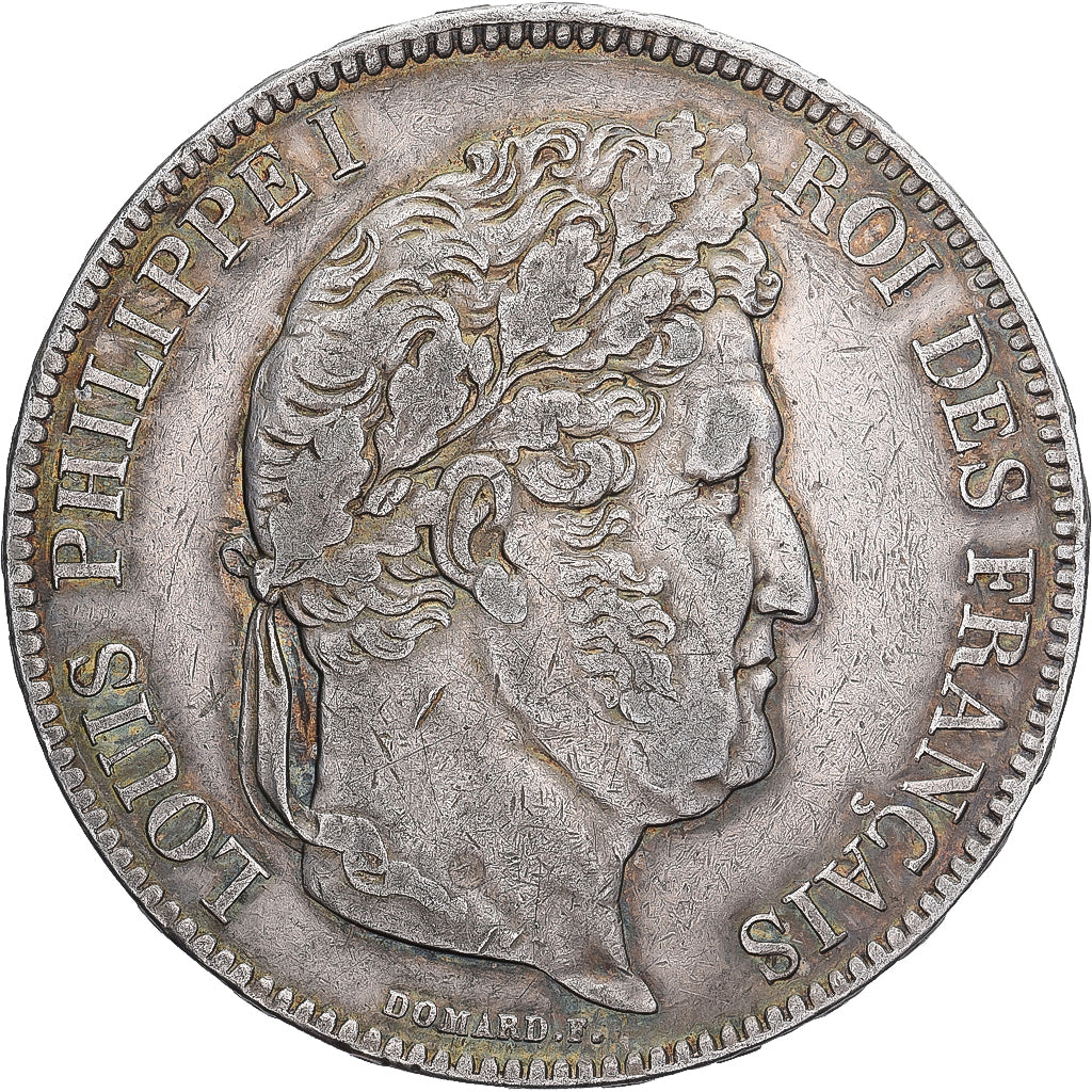 Frankreich, Louis-Philippe, 5 Francs, 1833, Paris, Silber, SS+, Gadoury:678