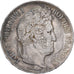 France, 5 Francs, Louis-Philippe, 1838, Lyon, Silver, VF(30-35), Gadoury:678
