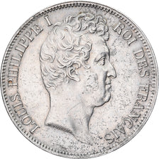 Francja, 5 Francs, Louis-Philippe, 1831, Rouen, Srebro, AU(50-53), Gadoury:676