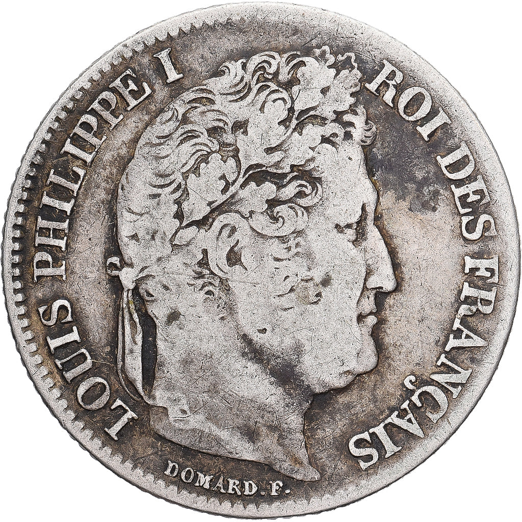 France, Franc, Louis-Philippe, 1840, Paris, Silver, VF(20-25), Gadoury:453