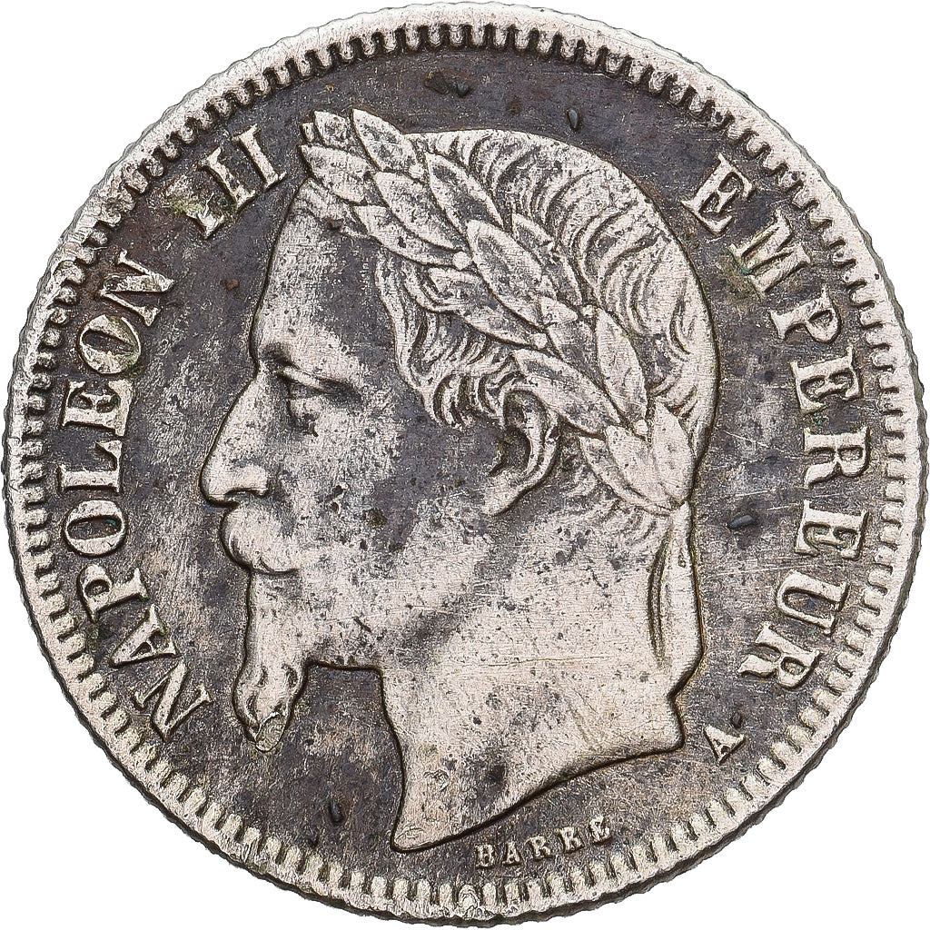 Coin, France, 1 Franc, 1866, Paris, VF(30-35), Silver, KM:806.1, Gadoury:463