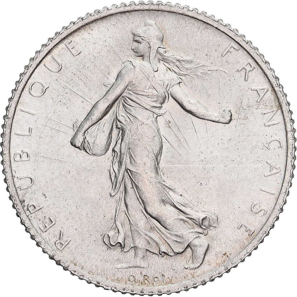 France, Semeuse, Franc, 1910, Paris, AU(50-53), Silver, KM:844.1, Gadoury:467