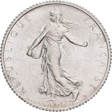 France, Semeuse, Franc, 1910, Paris, AU(50-53), Silver, KM:844.1, Gadoury:467