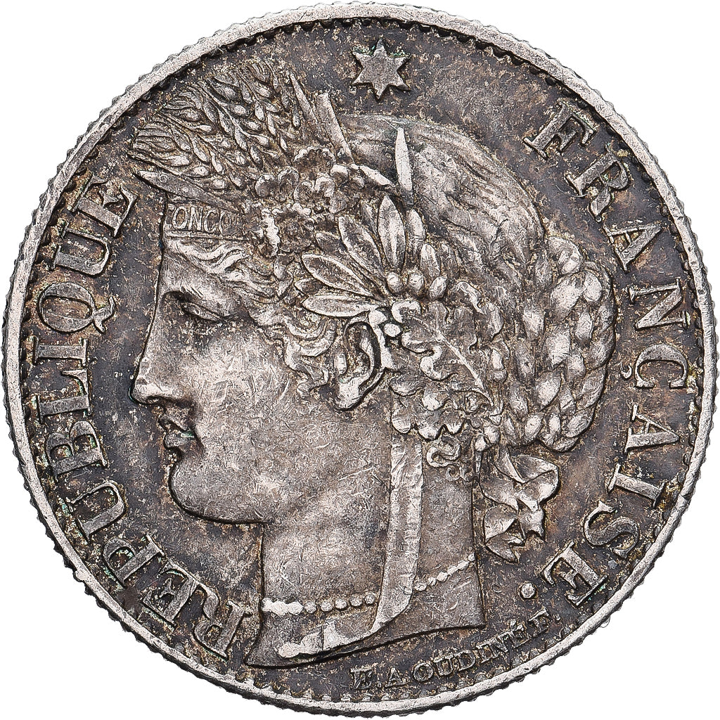 Moneta, Francia, Cérès, 50 Centimes, 1894, Paris, BB+, Argento, KM:834.1