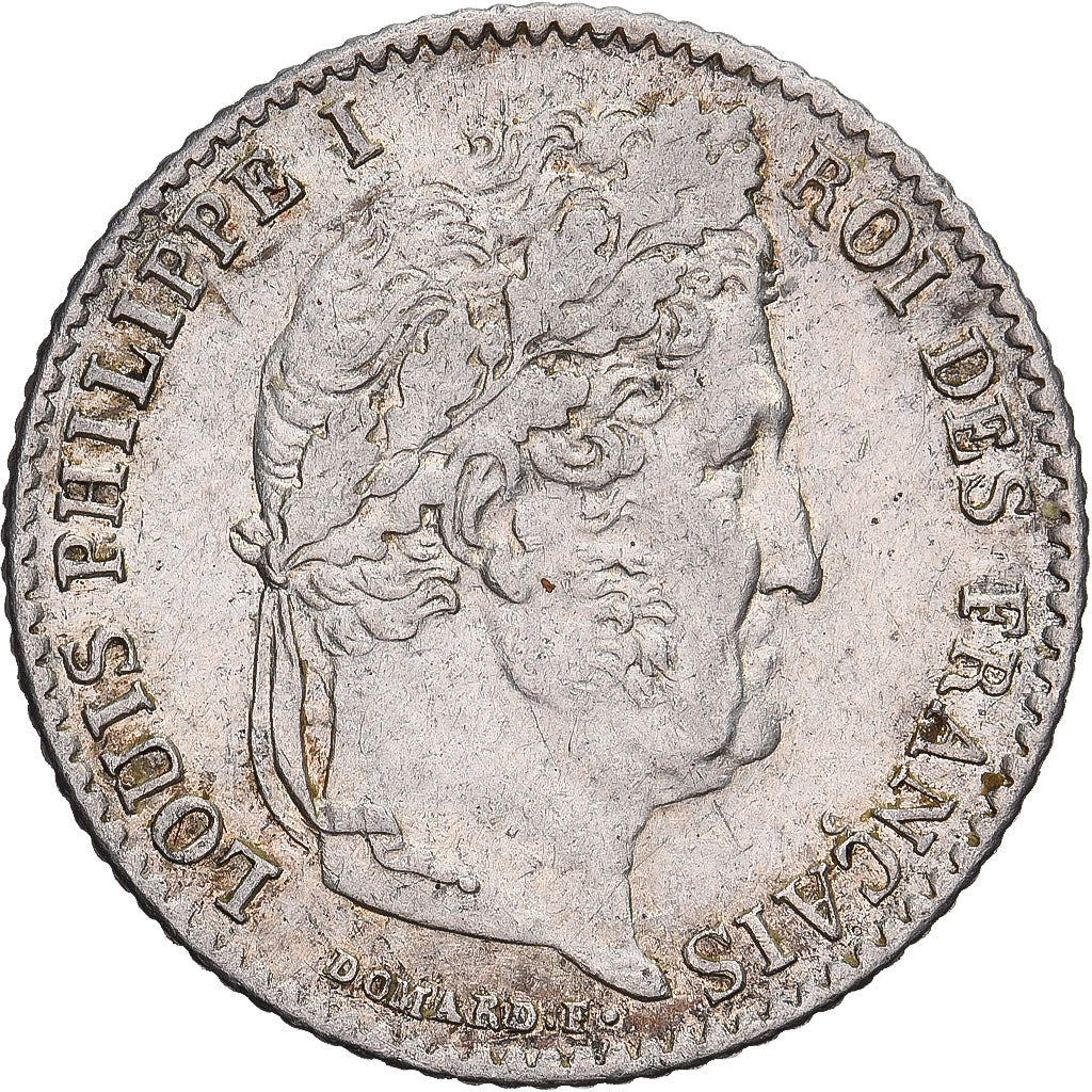 Münze, Frankreich, Louis-Philippe, 1/4 Franc, 1838, Paris, SS+, Silber