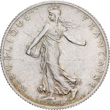 Monnaie, France, Semeuse, 2 Francs, 1912, Paris, TTB, Argent, Gadoury:532