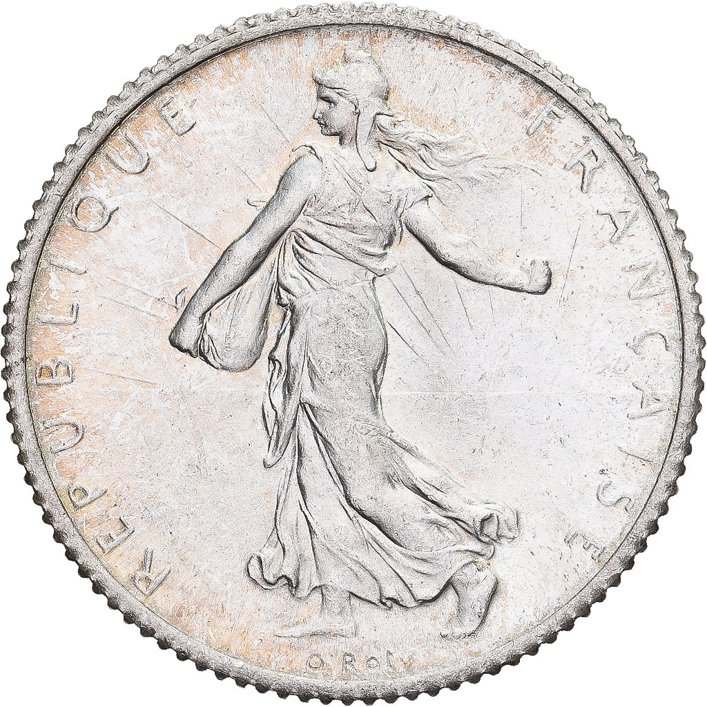 France, Franc, Semeuse, 1911, Paris, Silver, AU(50-53), KM:844.1