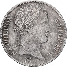 Francia, 5 Francs, Napoléon I, 1812, Bordeaux, Argento, MB+, Gadoury:584