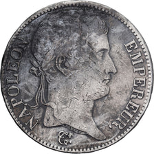 France, Napoléon I, 5 Francs, 1812, Perpignan, TB, Argent, KM:694.12