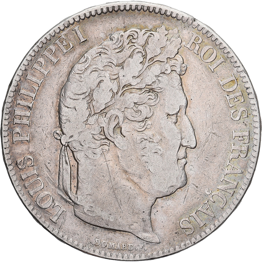 France, Louis-Philippe, 5 Francs, 1832, Nantes, Silver, VF(30-35), Gadoury:678