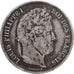 Moneda, Francia, Louis-Philippe, 5 Francs, 1834, Lyon, BC+, Plata, KM:749.4