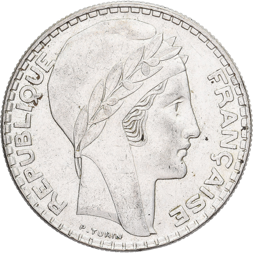 Monnaie, France, Turin, 20 Francs, 1938, Paris, SUP, Argent, KM:879, Gadoury:852