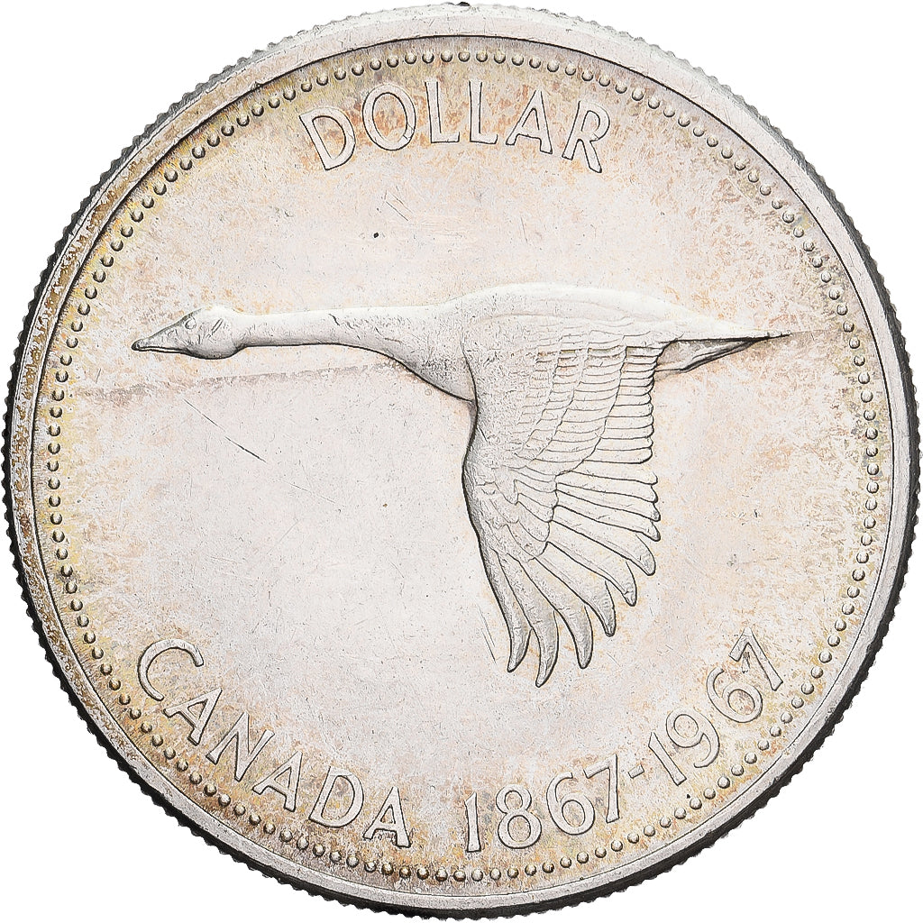 Canada, Élisabeth II, Dollar, 1967, Royal Canadian Mint, Argent, SUP, KM:70