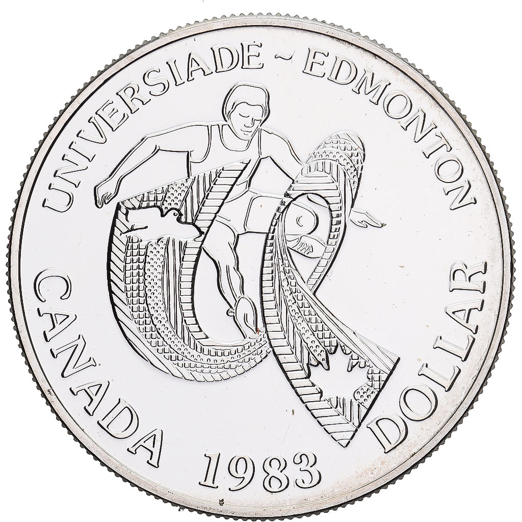 Moneda, Canadá, Elizabeth II, Dollar, 1983, Royal Canadian Mint, Ottawa, BE