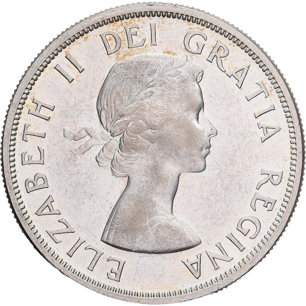 Monnaie, Canada, Elizabeth II, Dollar, 1958, Royal Canadian Mint, Ottawa, TTB+