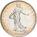 Francja, 5 Francs, Semeuse, 1969, Paris, Srebro, AU(55-58), Gadoury:770, KM:926