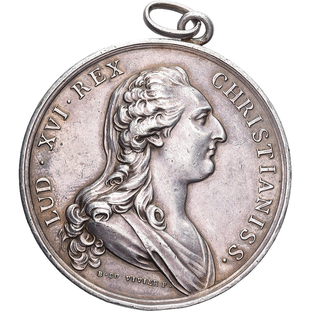 Francia, medalla, Renouvellement de L'alliance avec les Suisses, 1777, Bronce