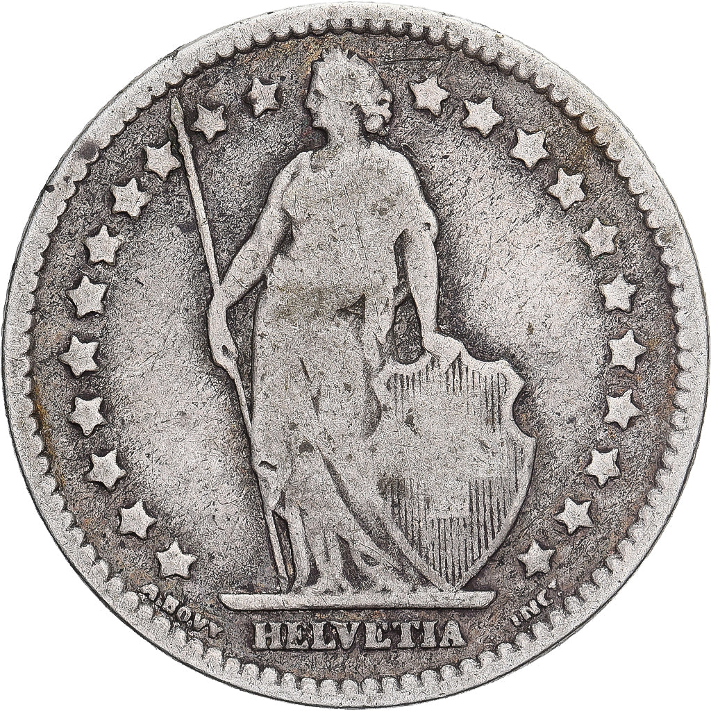Suisse, Franc, 1876, Bern, Argent, TB+, KM:24