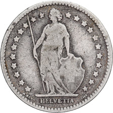 Schweiz, Franc, 1876, Bern, Silber, S+, KM:24
