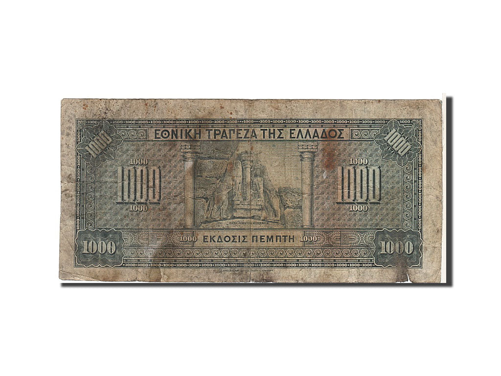 Billete, 1000 Drachmai, 1926, Grecia, RC
