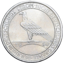Weimar Republic, 3 Mark, 1930, Stuttgart, Silver, AU(55-58), KM:70