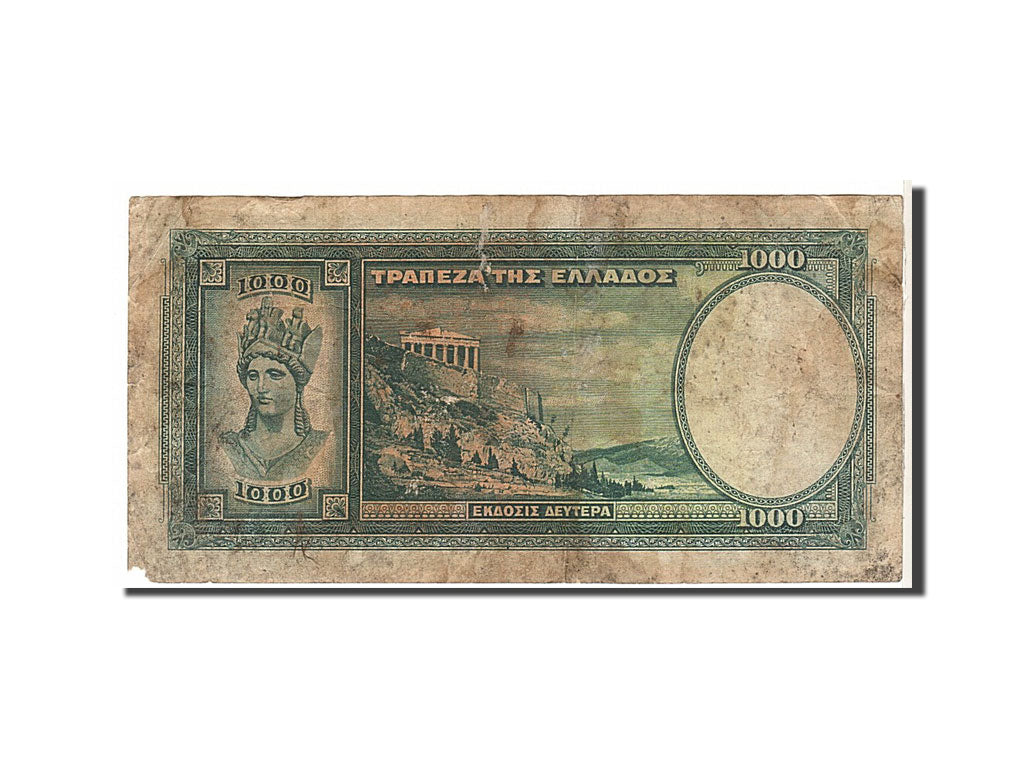 Banknote, Greece, 1000 Drachmai, 1939, KM:110a, VG(8-10)
