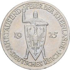 Germany, Weimar Republic, 3 Mark, Rhineland, 1925, Berlin, Silver, AU(50-53)