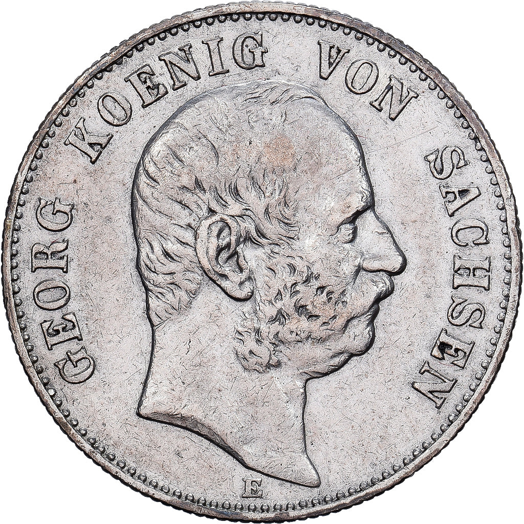 Coin, German States, SAXONY-ALBERTINE, Georg, 2 Mark, 1903, Muldenhütten