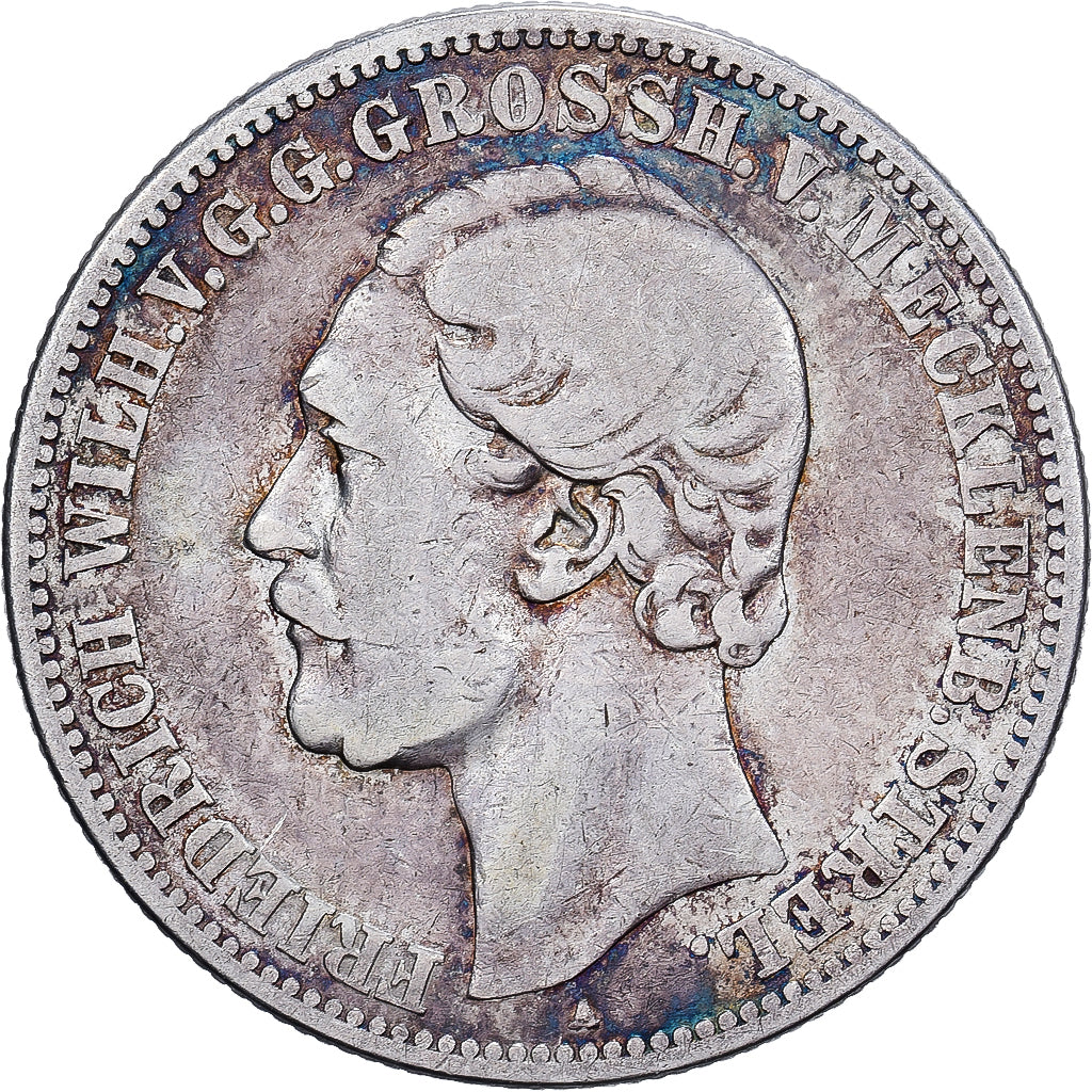 Estados alemanes, 2 Mark, 1877, Berlin, Plata, BC+
