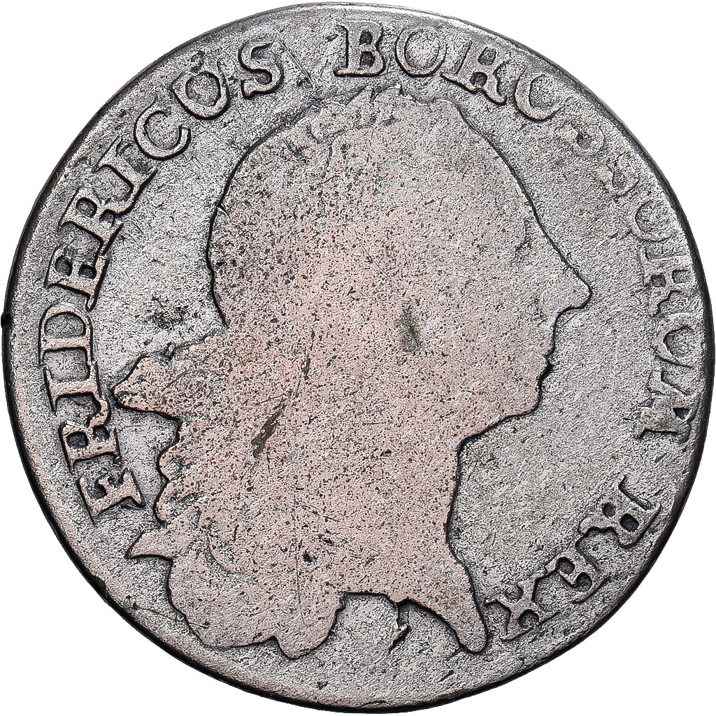 Moneda, Estados alemanes, PRUSSIA, Friedrich II, 1/12 Thaler, Doppelgroschen