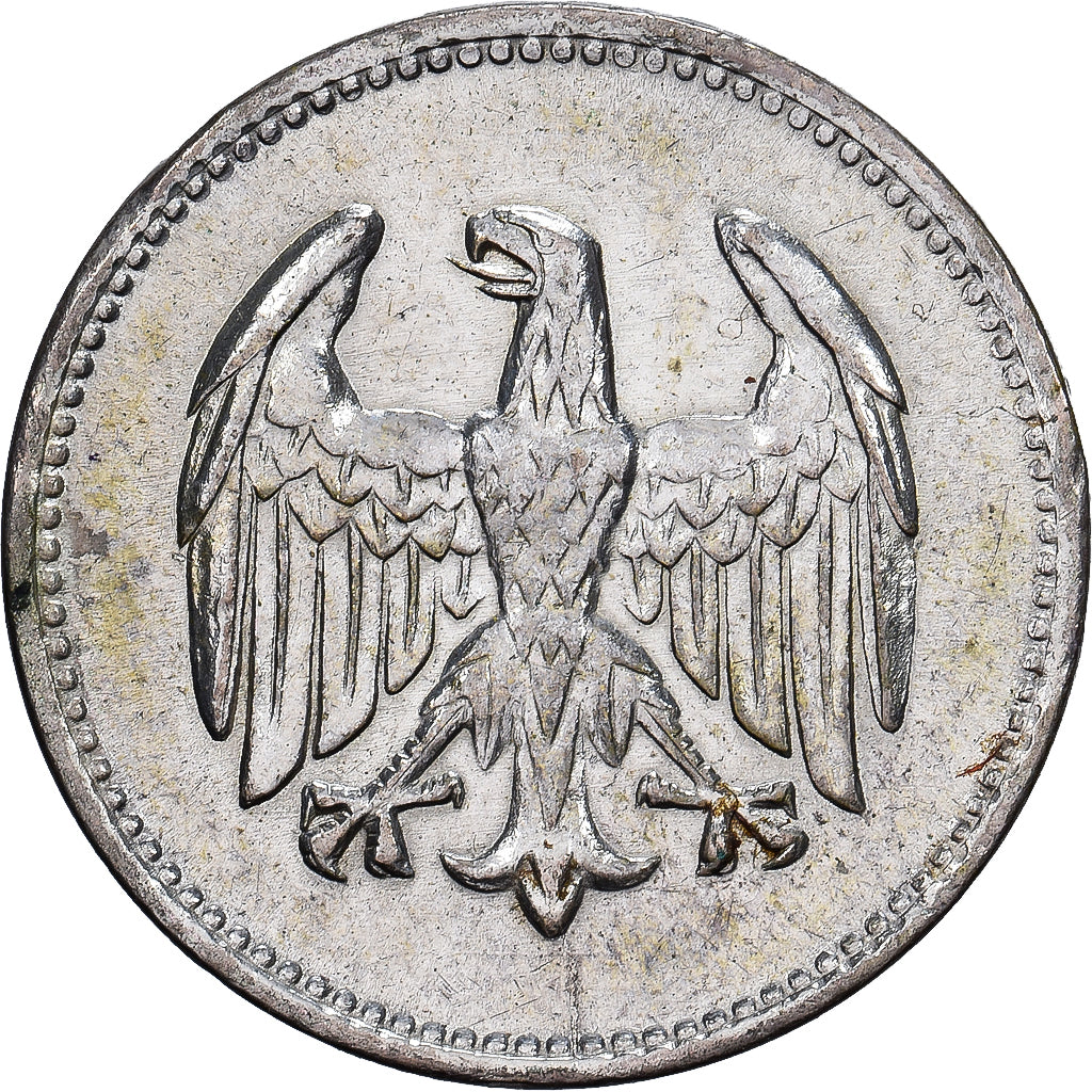 NIEMCY, REP. WEIMARSKA, Mark, 1924, Berlin, Srebro, AU(50-53), KM:42