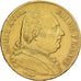 Francja, Louis XVIII, 20 Francs, 1815, Paris, VF(30-35), Złoto, KM:706.1
