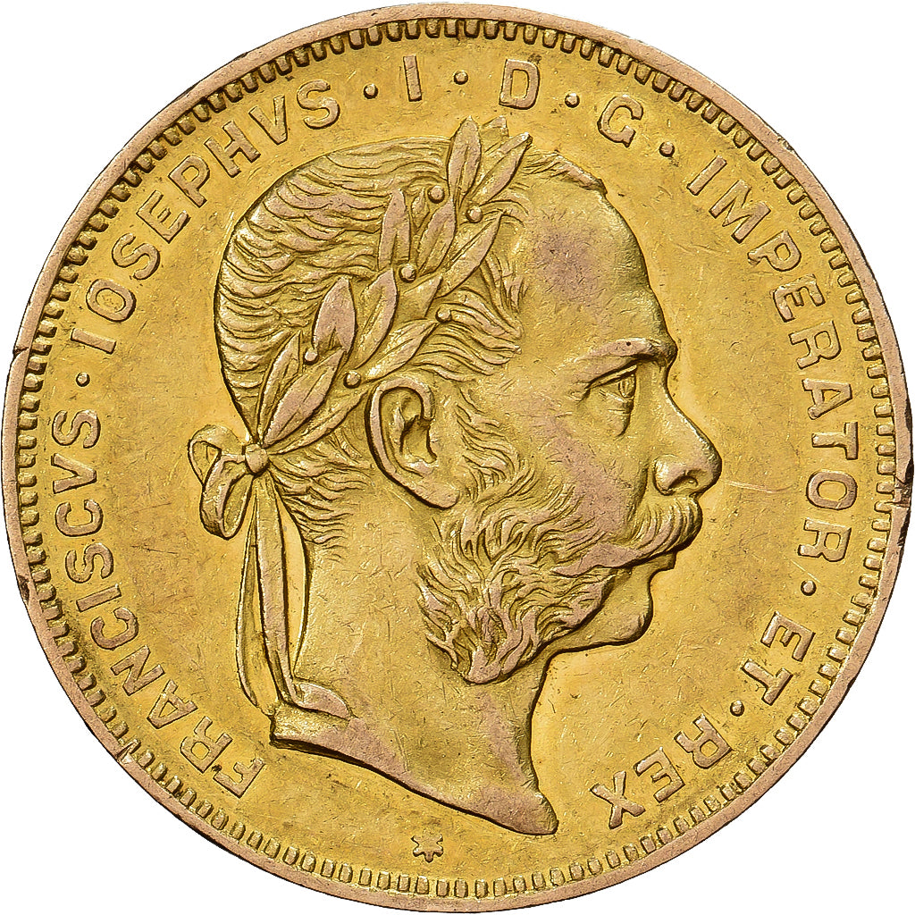 Autriche, François-Joseph Ier, 8 Florins-20 Francs, 1870, Vienne, Or, SUP
