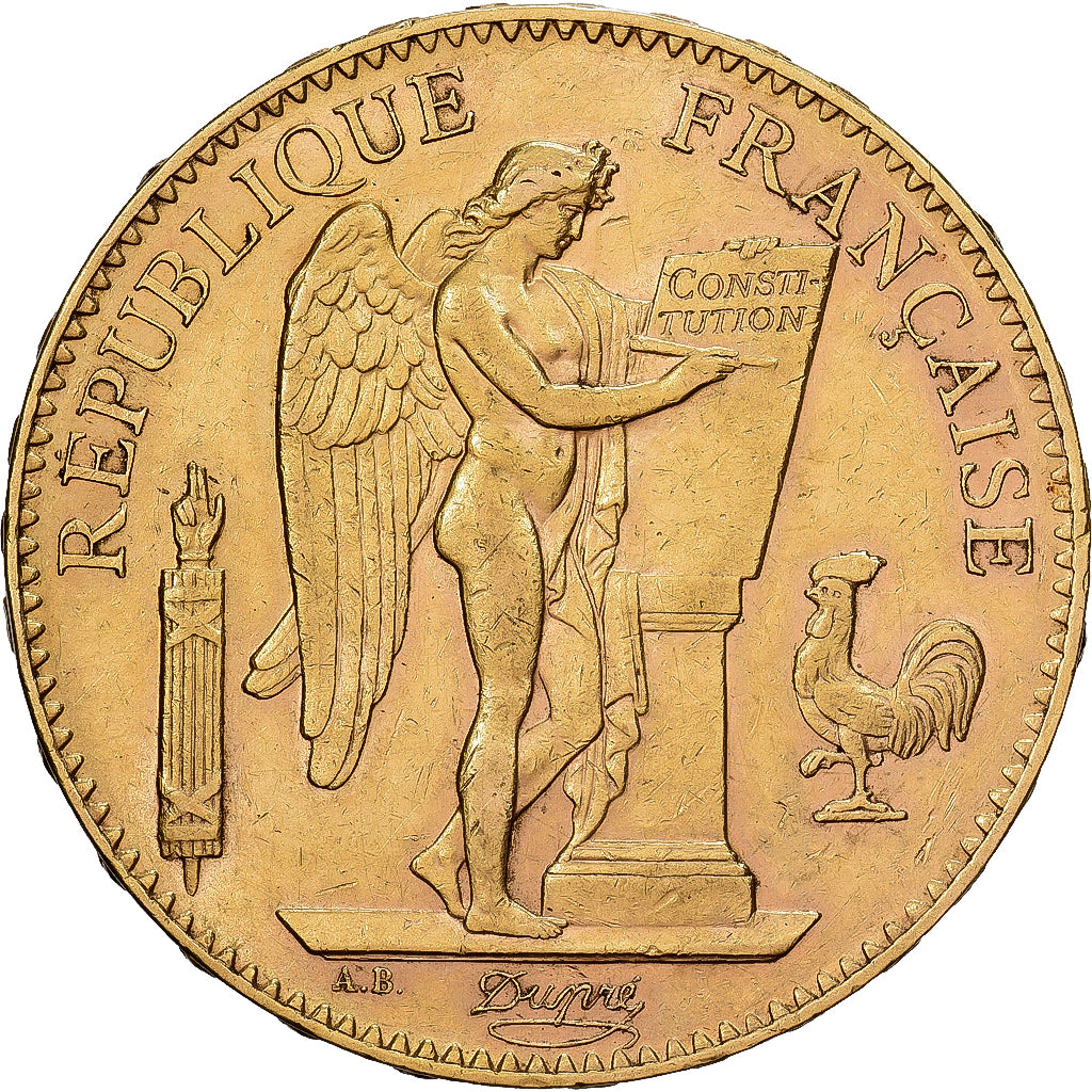 France, 100 Francs, Génie, 1901, Paris, Gold, AU(50-53), Gadoury:1137, KM:832