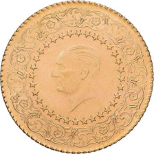 Munten, Turkije, Mustafa Kemal Atatürk, 50 Kurush, 1968, Istanbul, PR, Goud