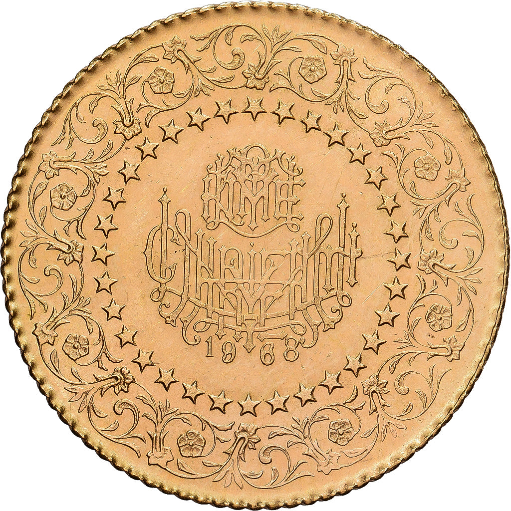 Coin, Turkey, Mustafa Kemal Atatürk, 50 Kurush, 1968, Istanbul, AU(55-58)