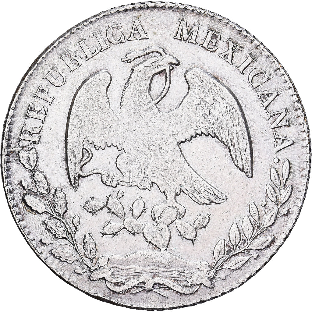 Mexique, 8 Reales, 1881, Guanajuato, Argent, TTB, KM:377.13
