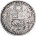 Peru, Sol, 1872, Lima, Silver, AU(50-53), KM:196.3