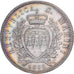 San Marino, 5 Lire, 1898, Rome, Prata, AU(50-53), KM:6