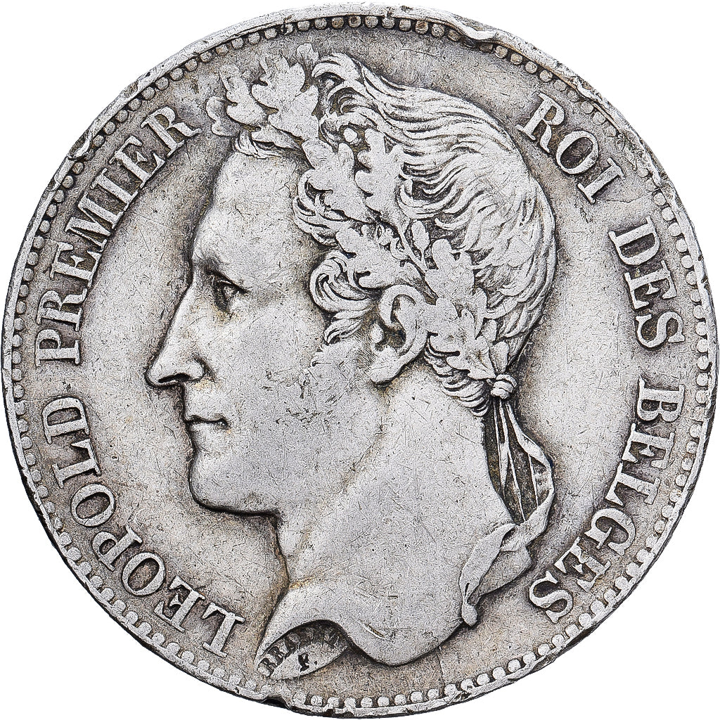 Coin, Belgium, Leopold I, 5 Francs, 5 Frank, 1848, VF(30-35), Silver, KM:3.2