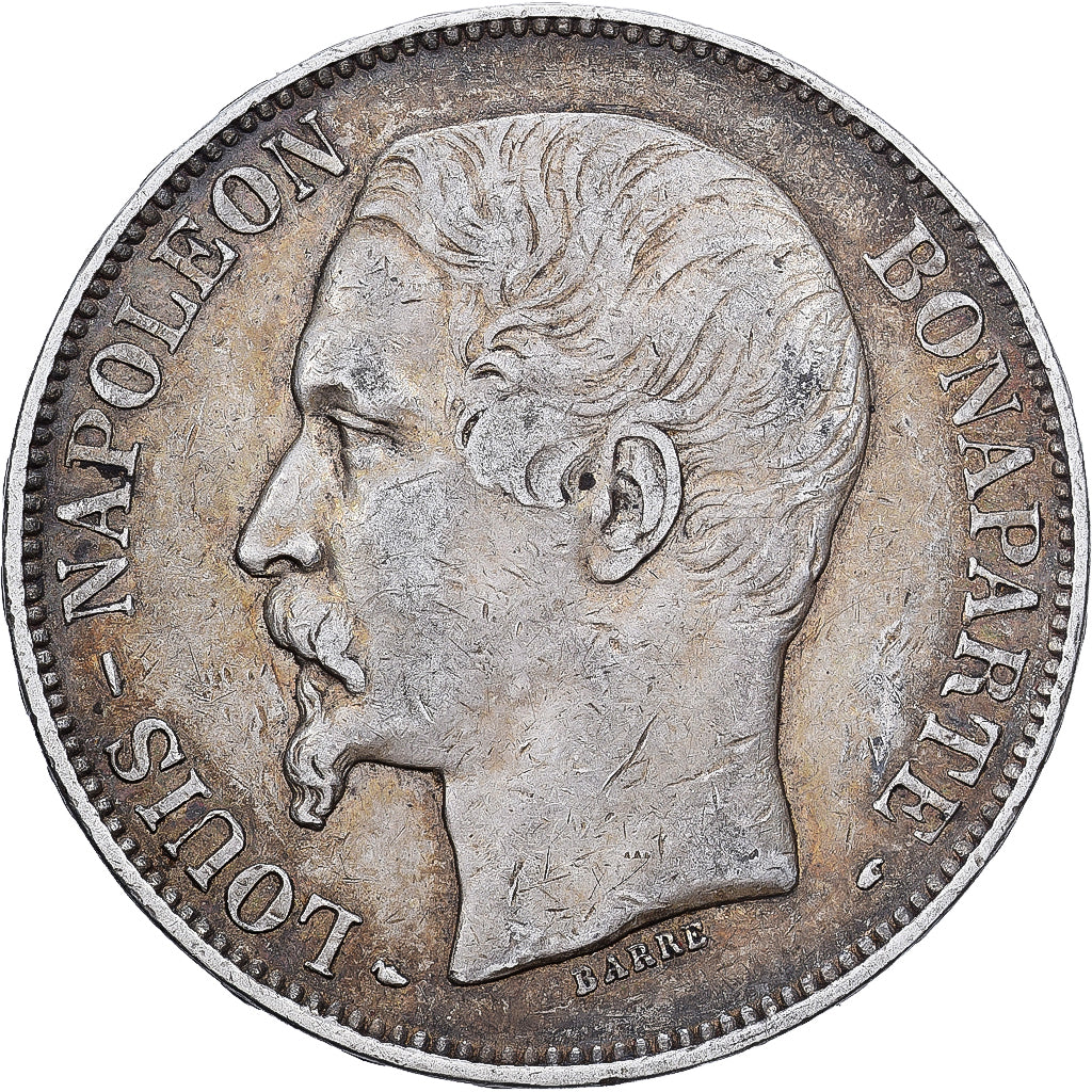 France, Napoléon III, 5 Francs, 1852, Paris, TTB, Argent, KM:773.1, Gadoury:726