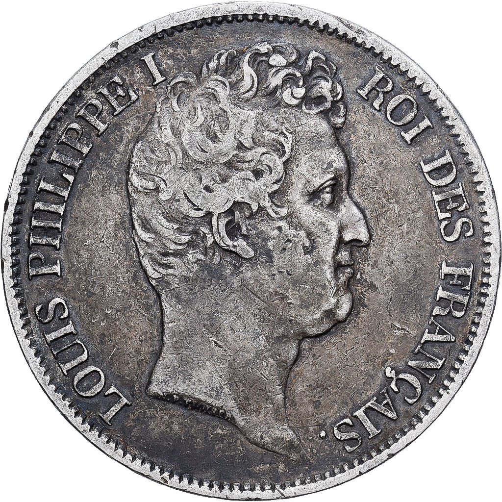 Francja, 5 Francs, Louis-Philippe, 1831, Lille, Srebro, EF(40-45), Gadoury:676