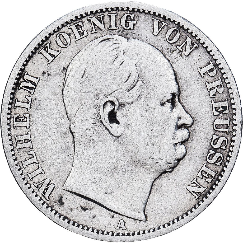 Kingdom of Prussia, Wilhelm I, 1 Thaler, 1869, Berlin, Silver, VF(30-35)