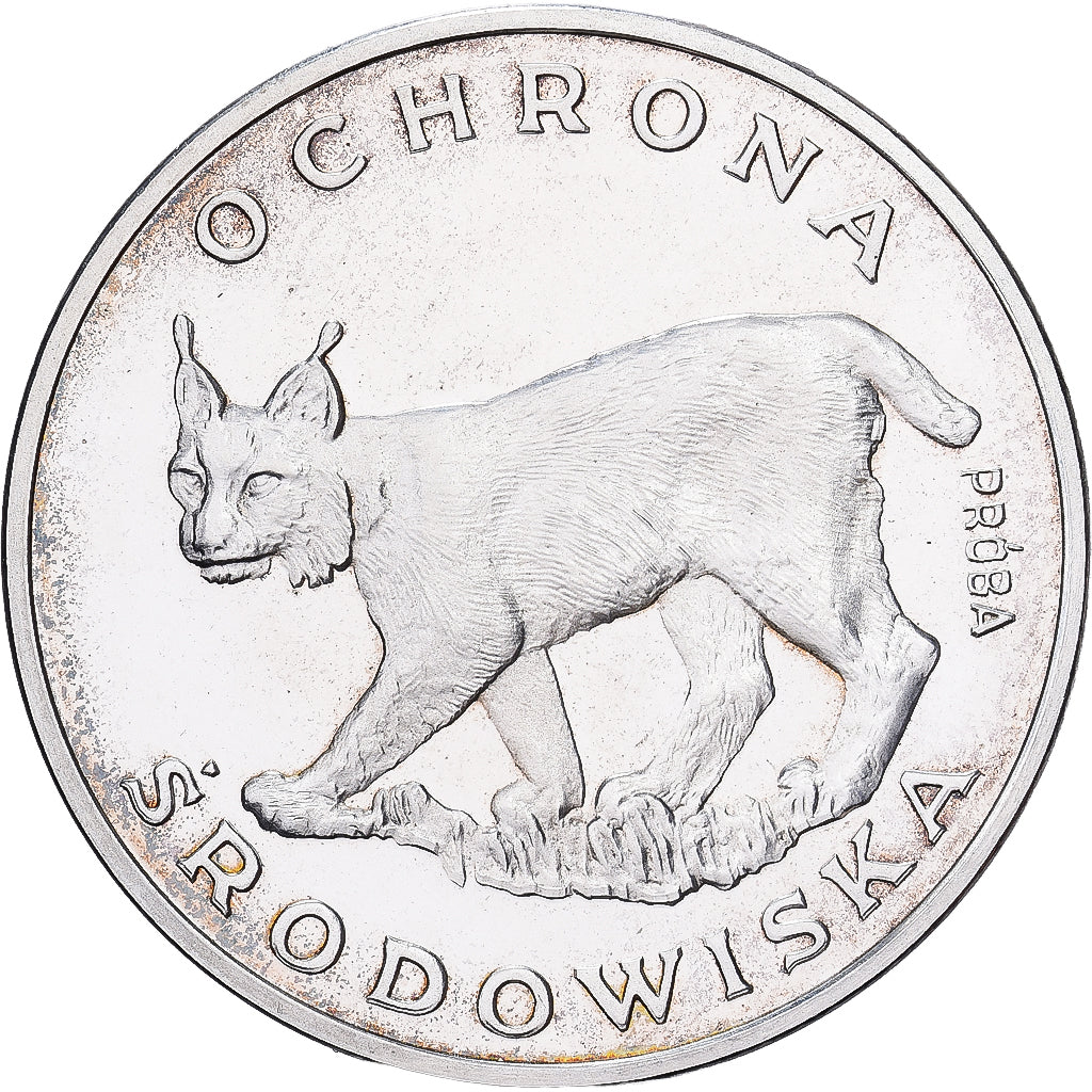 Münze, Polen, environmental protection, 100 Zlotych, 1979, Warsaw, ESSAI, VZ+
