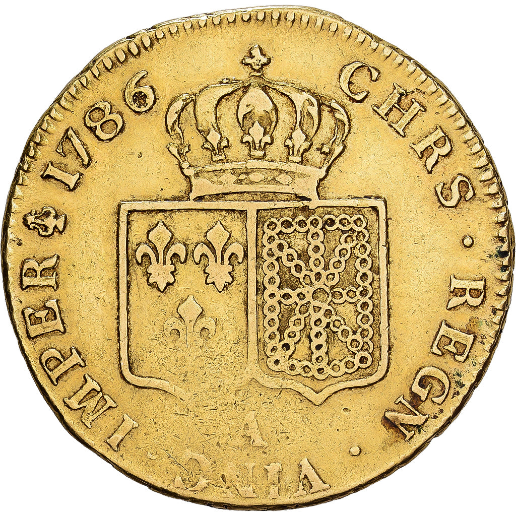 Frankreich, Louis XVI, Double louis d'or à la tête nue, 1786, Paris, Gold, S+