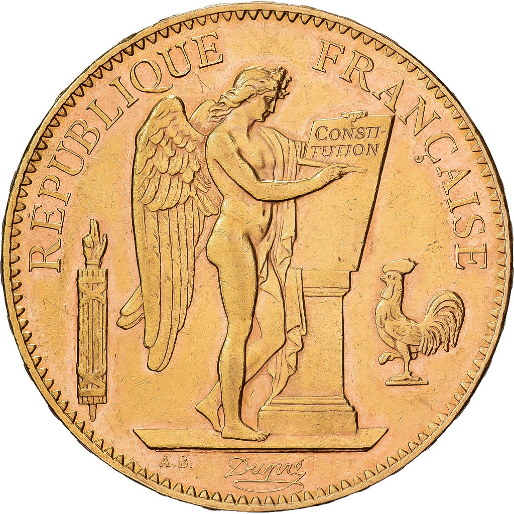 Frankreich, 100 Francs, 1907, Paris, Gold, SS+, KM:858