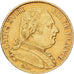 Francia, Louis XVIII, 20 Francs, 1814, Paris, BC+, Oro, KM:706.1, Gadoury:1026